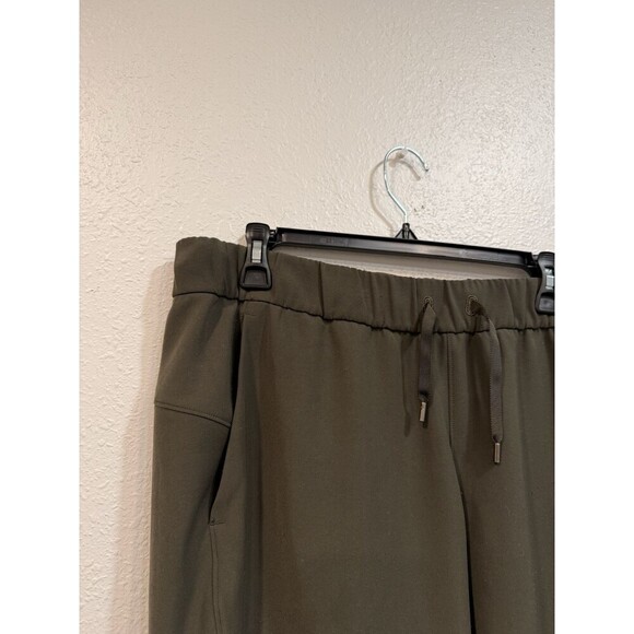 Lululemon Pants Womens Dark Olive On The Fly Jogger Wrinkle  No Size - Picture 4 of 7